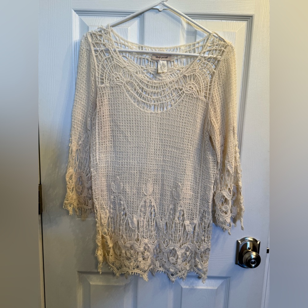 Crochet Women's Layering Sweater